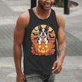 Halloween Retro Boston Terrier Men Tank Top, Boston Terrier Halloween Tank Tops, funny gift