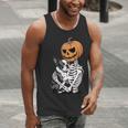 Halloween Skeleton Boston Terrier Men Tank Top, Boston Terrier Halloween Tank Tops, funny gift