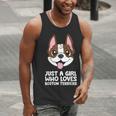 Just a Girl Who Loves Boston Terriers Men Tank Top, funny gift