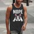 Nope Boston Terrier Puppy Dog Bostie Lover Men Women Girls Kids Men Tank Top, funny gift