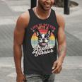 Retro Life Is Better With Boston Terrier Mom Dog Lover Men Tank Top, Boston Terrier Mom Tank Tops, funny gift