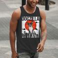 Vintage Japanese Dogzilla Boston Terrier Men Tank Top, funny gift
