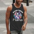 Watercolor Floral Boston Terrier Mama Dog Lover Mother's Day For Men Women Girls Kids Men Tank Top, funny gift