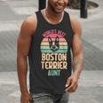 Worlds Best Boston Terrier Aunt Men Tank Top, funny gift