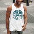 Boston Terrier Cowboy UFO Shirt Vintage Western Dog Mom Tee Men Tank Top, Boston Terrier Mom Tank Tops, funny gift
