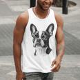 Boston Terrier Dog Motif Pet Illustration Boston Terrier For Men Women Kids Men Tank Top, funny gift