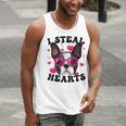 Boston Terrier Heart Glasses Girls Bostie Valentines Day Men Tank Top, funny gift