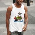 Boston Terrier Merry Christmas Tree Lights Dog X-Mas Dogs Men Tank Top, Boston Terrier Christmas Tank Tops, funny gift