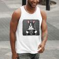 Boston Terrier Mug Shot Guilty Dog Men Tank Top, funny gift