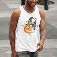 Boston Terrier Pumpkin Jack O Lantern Halloween Men Tank Top, Boston Terrier Halloween Tank Tops, funny gift