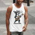 Dog Playing Guitar Singing Boston Terrier For Men Women Girls Kids Men Tank Top, funny gift