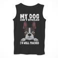 Boston Terrier American Gentleman Dog Lover I'm Well Trained Men Tank Top, American Boston Terrier Gifts, funny design