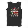Boston Terrier Christmas Dogs Santa Reindeer Elf Men Tank Top, Boston Terrier Christmas Gifts, funny design