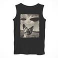 Boston Terrier Dog UFO Alien Extraterrestrial Selfie Men Tank Top, funny design
