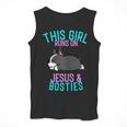 Boston Terrier This Girl Runs On Jesus And Boston Terriers Men Tank Top, funny design