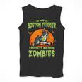 Boston Terrier Halloween Zombie American Gentleman Dog Lover Men Tank Top, Boston Terrier Halloween Gifts, American Boston Terrier Gifts, funny design
