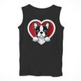 Boston Terrier Heart Cute Puppy Lover Or Dog Owner Men Tank Top, funny design