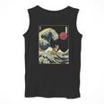 Boston Terrier Japanese Kanagawa Wave Surf Dog Men Tank Top, funny design