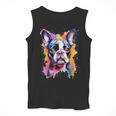Boston Terrier Lover Pop Art Color Boston Terrier Dog For Men Women Girls Kids Men Tank Top, funny design