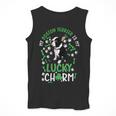My Boston Terrier Is My Lucky Charm Paw Dog St Patrick's Day Men Tank Top, funny design
