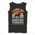 I Like My Boston Terrier And Maybe Like 3 People Dog Lover Men Tank Top, funny design
