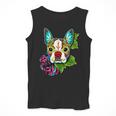 Boston Terrier In Red Day Of The Dead Sugar Skull Dog Men Tank Top, funny design