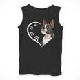 Boston Terrier Shirts For Women Girls Kids Heart Cute Men Tank Top, funny design