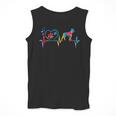 Boston Terrier Tie Dye Heartbeat Love Dog Men Women Men Tank Top, funny design