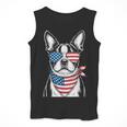 Boston Terrier USA Flag Sunglasses Patriotic 4th Of July Men Tank Top, Patriotic Boston Terrier Gifts, Boston Terrier 4th Of July Gifts, funny design