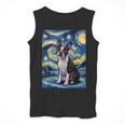 Boston Terrier Van Gogh Starry Night Men Tank Top, funny design