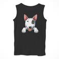 Bull Terrier Pocket Bull Terrier Peeking Out Pocket Men Tank Top, funny design
