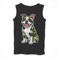 Camo Boston Terrier Pet Owner Camouflage Dog Lover Men Tank Top, funny design