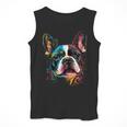 Cute Boston Terrier Puppy Dog Art Lover Unique Painting For Men Women Kids Men Tank Top, funny design