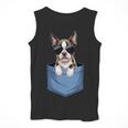 Cute Pocket Boston Terrier Lover Dog Mom Men Tank Top, Mom Gifts, Boston Terrier Mom Gifts, funny design