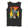 Dog Boston Terrier Hawaiian Men Tank Top, funny design
