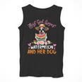 This Girl Loves Watermelon And Her Boston Terrier Dog Mother Men Tank Top, funny design