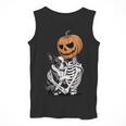 Halloween Skeleton Boston Terrier Men Tank Top, Boston Terrier Halloween Gifts, funny design