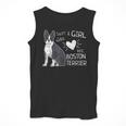 Just A Girl Who Loves Her Boston Terrier Puppy Love Men Tank Top, funny design