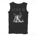 Love Is Boston Terrier Bostie Men Tank Top, funny design
