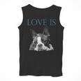 Love Is Boston Terrier Bostie Men Tank Top, funny design