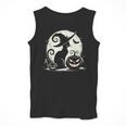 Scary Halloween Cat Costume Retro Cat Moon For Men Women Kids Men Tank Top, funny design