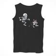 Skeleton Chasing Dog Boston Terrier Halloween Pet Lover Men Tank Top, Boston Terrier Halloween Gifts, funny design