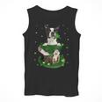 St Patrick's Day Leprechaun Boston Terrier Dog Shamrock For Men Women Kids Men Tank Top, funny design