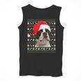 Ugly Xmas Sweater Santa Boston Terrier Dog Christmas For Men Women Kids Men Tank Top, Boston Terrier Christmas Gifts, funny design