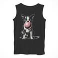 Vintage Boston Terrier Blowing Bubble Gum American Gentleman Men Tank Top, American Boston Terrier Gifts, funny design