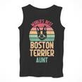 Worlds Best Boston Terrier Aunt Men Tank Top, funny design