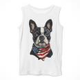Boston Terrier American Flag Men Tank Top, American Boston Terrier Gifts, funny design