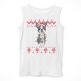 Boston Terrier Dog Santa Hat Men Kids Ugly Christmas Light Men Tank Top, Boston Terrier Christmas Gifts, funny design