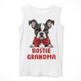Boston Terrier Grandma Dog Lovers Puppy Bostie Owner Men Tank Top, funny design