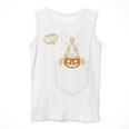 Boston Terrier Halloween Cute Bostie Dog Pocket Boo Men Tank Top, Boston Terrier Halloween Gifts, funny design